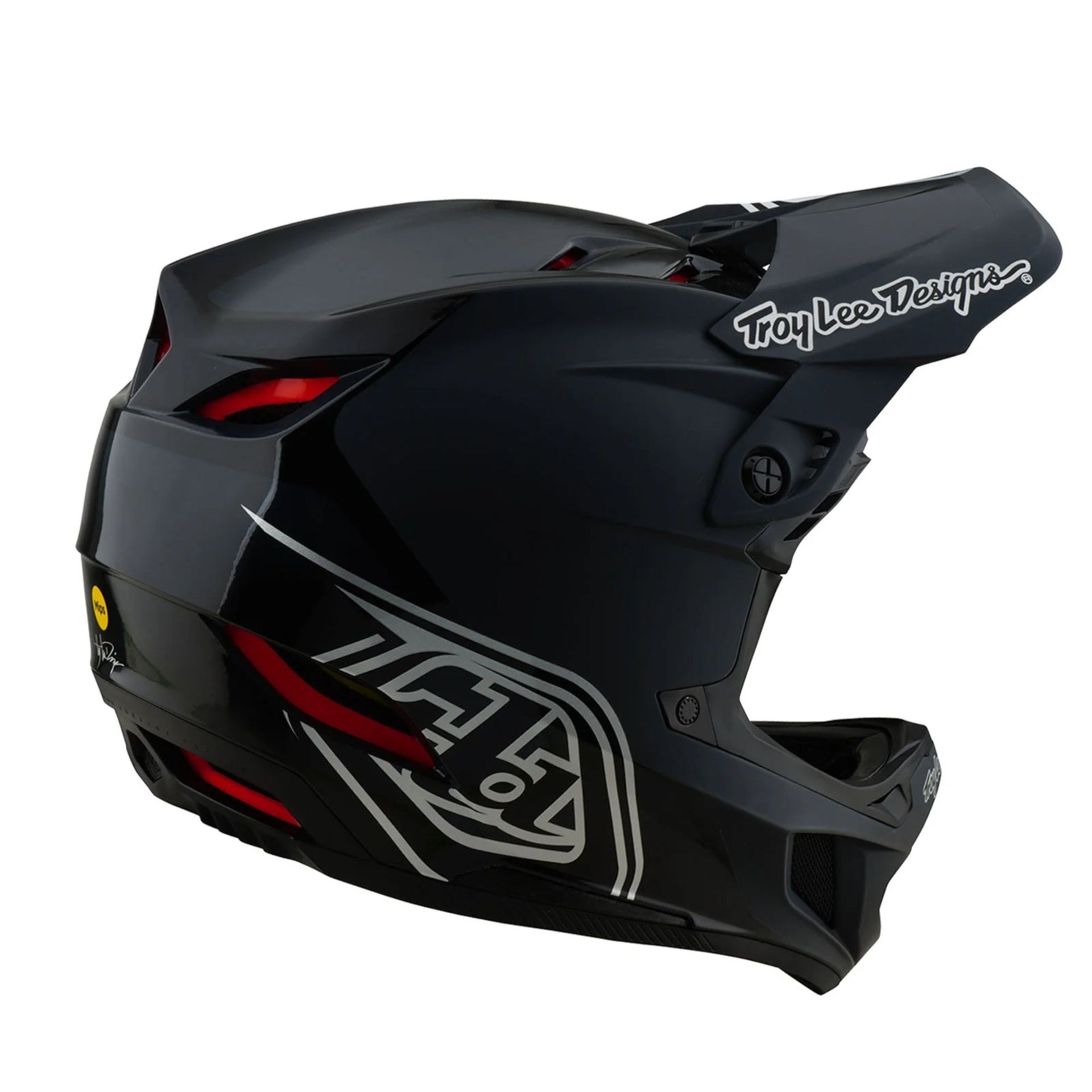 Casco Troy Lee Designs D4 Polyacrylite Shadow Black
